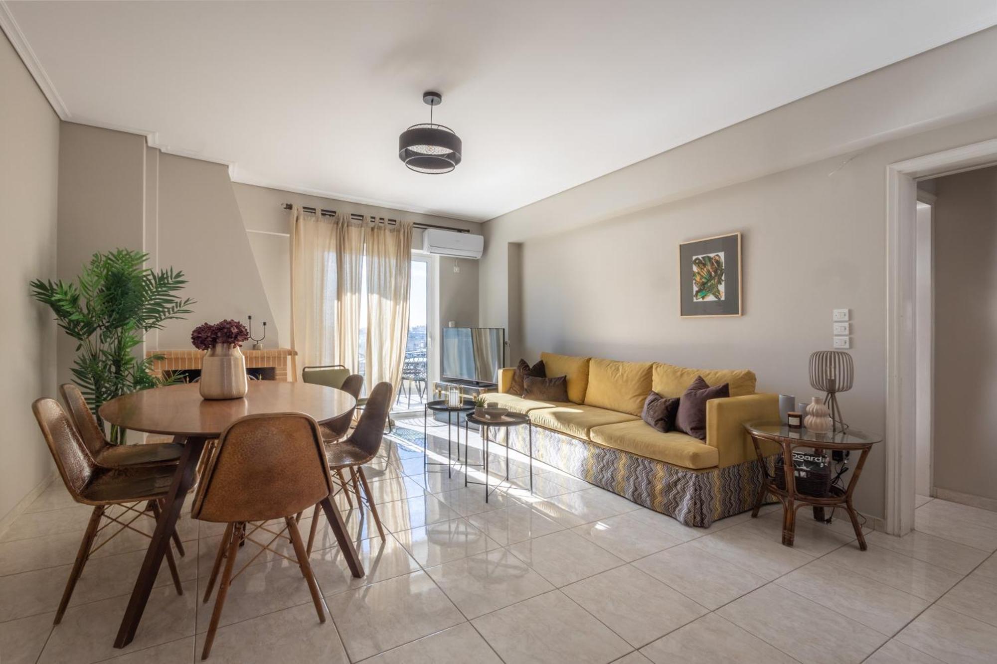 Renovated 3 Bedroom Apt With Acropolis View Atenas Exterior foto